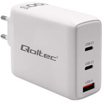 adowarka sieciowa 100W GaN | 5-20V | 1.5-3A | 2xUSB-C PD | 1xUSBQC 3.0 | Biaa