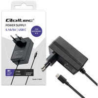 adowarka Super FAST PD for Raspberry PI 5 | USB-C | 27W | 5-12V | 1.8-5A | Czarna