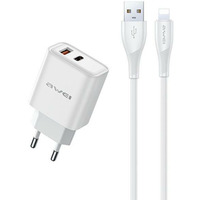 adowarka sieciowa GaN PD81L 22, 5W USB+USB-C + Kabel USB/Lightning