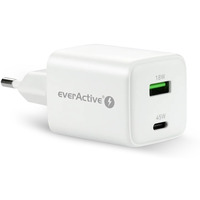 adowarka sieciowa GaN 1X USB, 1X USB-C 45W QC4+ PD Biaa