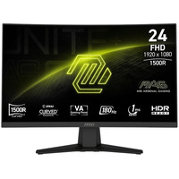 Monitor gamingowy MAG 244C 23, 6 cala/LED/FHD/Curv/180Hz/Black