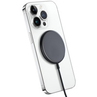 MagSpot Wireless Charger Aluminiowa adowarka indukcyjna MagSafe 15W Grafitowa