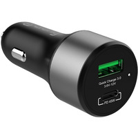 adowarka samochodowa Power Car Charger 63W USB-C PD 45W + USB QC 3.0 18W