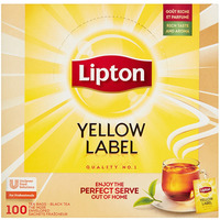 Herbata LIPTON czarna, Yellow Label, 100 kopert