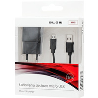 adowarka z gniazdem USB 2, 1A + kabel microUSB