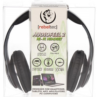 Suchawki stereo z mikrofonem, 4pin mini jack AUDIOFEEL2 BLACK