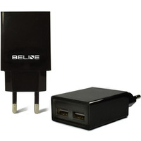 adowarka sieciowa 2xUSB 2A czarna