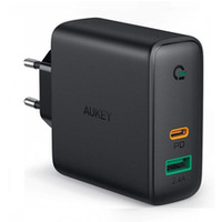 PA-D1 adowarka sieciowa 2xUSB Power Delivery (1xUSB A+1xUSB C) 5.4A 30W Dynamic Detect