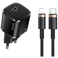 adowarka sieciowa 1xUSB-C T36 20W + kabel Lightning PD3.0 Fast Charging