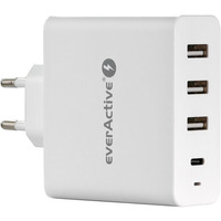 adowarka sieciowa 3xUSB, USB-C PD 60, 5W, szybkie adowanie