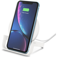 adowarka bezprzewodowa, stojca 10W + zasilacz QC 3.0, biaa