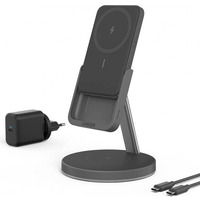 adowarka bezprzewodowa PowerWave MagGo 2-w-1 + 5000 mAh Czarny