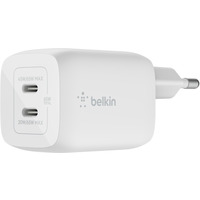 Podwjna adowarka cienna USB-C GaN z PPS 65 W Biaa