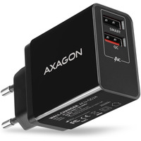 ACU-QS24 adowarka sieciowa QC 24W, 2x port USB--A, QC3.0/AFC/FCP + 5V/1.2A