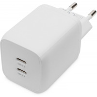adowarka sieciowa, zasilacz GaN 2x USB-C PD 3.0 max. 65W, biaa
