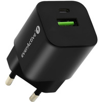 adowarka USB/USB-C QC3.0 30W technologia GaN Czarna
