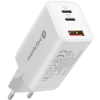 adowarka USB/USB-C QC4+ 65W technologia GaN Biaa