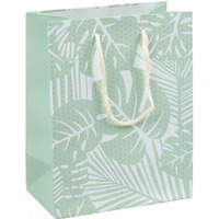 Torebka na prezenty DONAU HOME, laminowana, 18x23x10cm, caoroczna, sznurek, mix wzorw