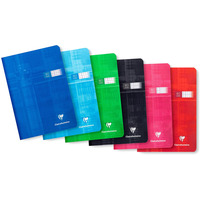 Zeszyt A5 80 kartek, w kratk, papier 90g, mix kolorw CLAIREFONTAINE 63562AMXC
