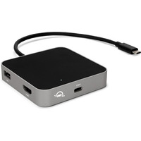 USB-C Travel Dock (5 portw, pass through 60W) Space Gray