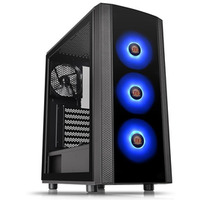 Obudowa Versa J25 RGB szko hartowane, Czarna