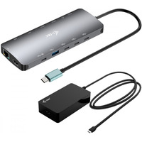 Stacja dokujca USB-C Metal Nano 3x Display Dock 2x HDMI 1x USB-C video Power Delivery 140W + i-tec Universal Charger 140 W