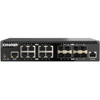 Przecznik zarzdzany sieciowo QSW-M3216R-8S8T-EU 8x 10GbE RJ45 8x10GbE SFP+