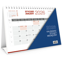 Kalendarz stojcy miesiczny KB034B mix 2026 WOKӣ NAS