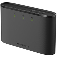 Hotspot przenony Mercusys 4G LTE 150Mbps 4G LTE Mobile Wi-Fi Build-In 150Mbps 4G LTE Mode SPEED: 150 Mbps at 2.4 GHz, 4G Cat4 150/50 Mbps