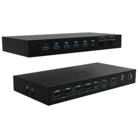 Stacja dokujca USB-C KVM Dock PRO Three Hosts Dual Video 2x Power Delivery max 92W