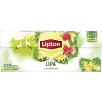Herbata LIPTON zioowa, lipa z malinami, 20 torebek