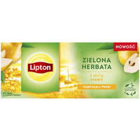 Herbata LIPTON zielona, z nut pigwy, 20 torebek