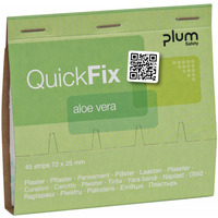 Plastry z aloesem PLUM QuickFix Aloe Vera, wkad, 45 szt