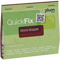 Plastry tamujce krwawienie PLUM QuickFix Blood Stopper, wkad, 45 szt