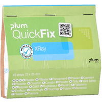Plastry wykrywalne PLUM QuickFix XRey, wkad, 45 szt