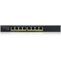 Przecznik zarzdzalny GS1915-8EP PoE Smart 60W 802.3at desktop hybrid mode Switch