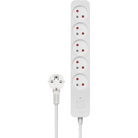 Listwa zasilajca przeciwprzepiciowa 5 gniazd, 3m, LZ-09