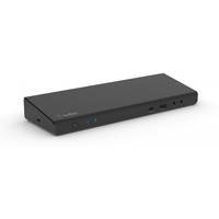 Stacja dokujca USB C Display Link, obsuga trzech wywietlaczy do 4K, HDMI, DP, USB C, USB A, GbE, Audio, PD 85w, kompatybilno z Mac/PC/Chrome