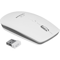 Mysz bezprzewodowa 2.4GHZ optyczna USB SATURN biaa EM120W ESPERANZA