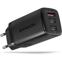 ACU-DPQ65 adowarka sieciowa, GaN 65W, 3x port (USB-A + dual USB-C), PD3.0/QC4+/PPS/Apple, czarna