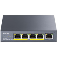 Przecznik GS1005P Switch 5xGE (4xPoE+) 60W