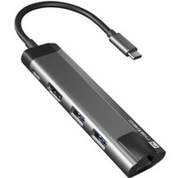 Stacja dokujca Multi Port Fowler Go USB-C - Hub 2x USB 3.0, HDMI 4K, USB-C PD, RJ45