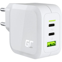 Ładowarka PowerGaN 65W PD 3.0 QC 3.0 2xUSB-C 1xUSB-A biała