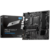 Pyta gwna PRO B760M-P DDR4 s1700 4DDR4 DP/HDMI 2M.2 mATX