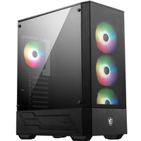 Obudowa komputerowa MAG FORGE 112R wentylatory ARGB, szko hartowane, 2xUSB