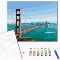 Malowanie po numerach BRUSHME, 40x50 cm, przez most do snu, 1 szt., w pudełku