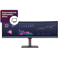 Monitor 49.0 cali ThinkVision P49w-30 WLED 63DBRAT1EU