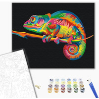 Malowanie po numerach BRUSHME, 40x50 cm, tęczowy kameleon, 1 szt., w pudełku