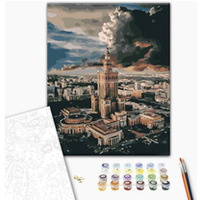 Malowanie po numerach BRUSHME, 40x50 cm, centrum Warszawy, 1 szt., w pudełku