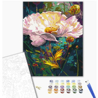 Malowanie po numerach BRUSHME, 40x50 cm, wspaniały kwiat, 1 szt., w pudełku